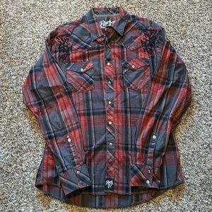 Men’s Wrangler Rock 47 Long Sleeve Snap Shirt